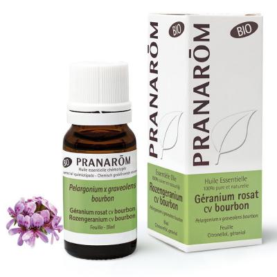 Pranar&ocirc;m Huile Essentielle Bio G&eacute;ranium Rosat CV Bourbon 10ml