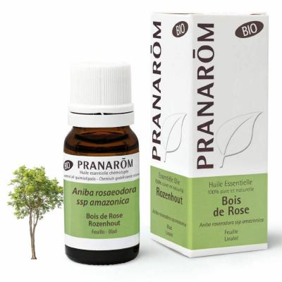 Pranarom Feuille de Bois de Rose Huile Essentielle Bio 10 ml