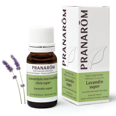 Lavandin super ou Lavandin Abrial Bio Flacon compte gouttes Pranarom