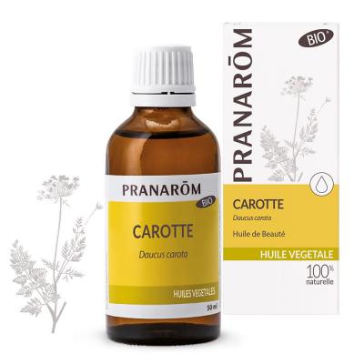 PRANAROM Huile v&eacute;g&eacute;tale - Huile de Carotte 50ml bio