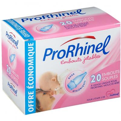 Prorhinel Embouts Jetables Souples Mouche B&eacute;b&eacute;, 20 Embouts
