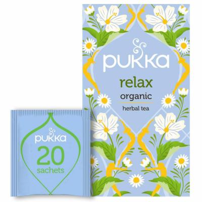 Pukka Tisane Bio Relax 20 Sachets 40 g - Lot de 2
