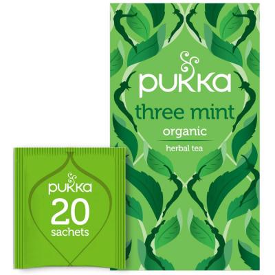 Pukka Tisane 3 Menthes Bio 20 Sachets 32 g - Lot de 2