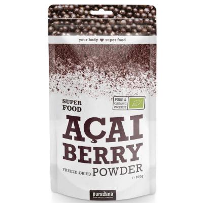 Purasana Compl&eacute;ment alimentaire Poudre de baies d'a&ccedil;ai bio x100g