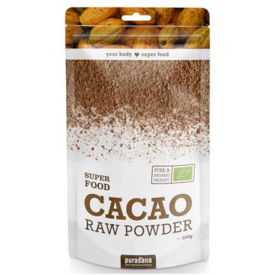 Purasana - Super Aliment - Cacao - 200g - V&eacute;g&eacute;tarien - suppl&eacute;ment 100% naturel