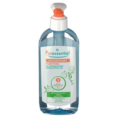 PURESSENTIEL Antibact&eacute;rien gel hydro alcoolique flacon 250ml