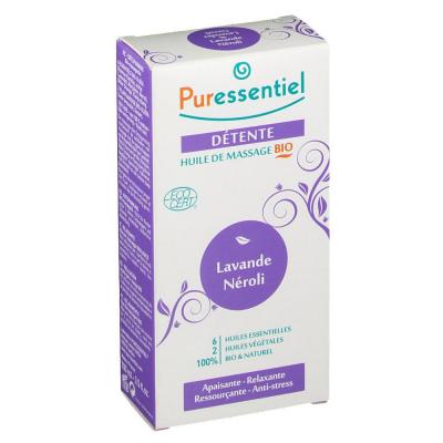 Puressentiel D&eacute;tente Huile De Massage Bio 100ml