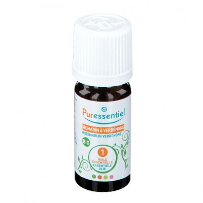 Puressentiel huile essentielle bio romarin &agrave; verb&eacute;none 5ml