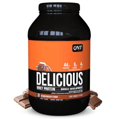 QNT Nutrition D&eacute;licieuse Whey Protein Poudre Chocolat Belge 908 gr