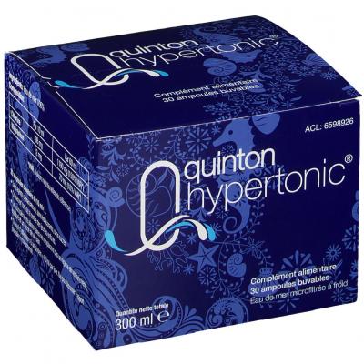 Quinton Hypertonic buvable - 30 ampoules 