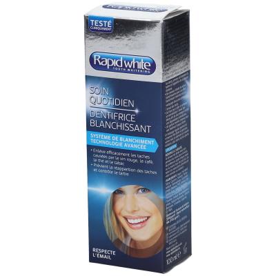 RapidWhite Soin Quotidien Dentifrice Blanchissant 100ml