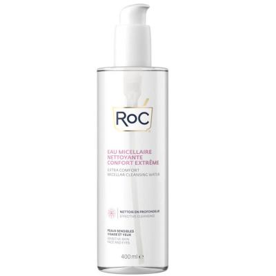 Roc Eau Micellaire Nettoyante Confort Extr&ecirc;me - Peaux Sensibles, 400ml