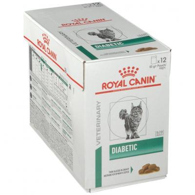 ROYAL CANIN Cat Nourriture Diabetic Sachet 12 x 85 g 288 Unit&eacute;s