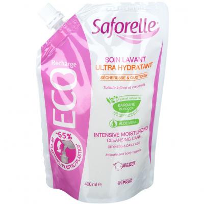 Soin Lavant Intime Ultra Hydratant Saforelle - La Recharge De 400ml