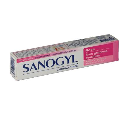 SANOGYL Dentifrice rose soin gencives sensibles tube de 75ml
