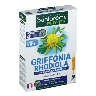 Santarome Bio Griffonia Rhodiola 20 ampoules