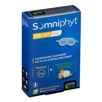 Sante verte SOMNIPHYT - Aide &agrave; l'Endormissement, 30 comprim&eacute;s