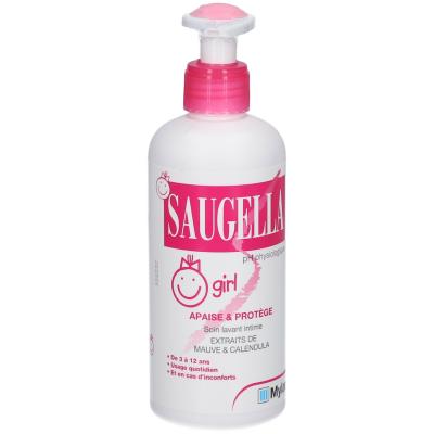 Saugella - Girl Emulsion Lavante Douce Flacon Pompe 200ml Saugella