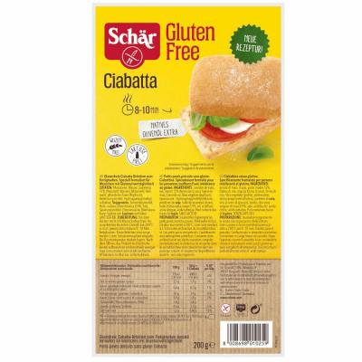 Petits Pains Ciabatta, Sans Gluten Schar - Les 4 Pains De 50 G