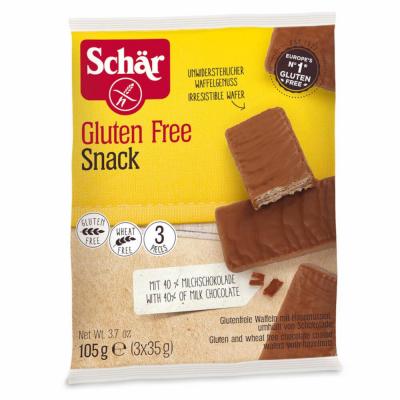 Schar - Gaufrettes cacao-noisette sans gluten SNACK (105 g)