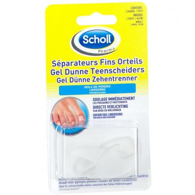 Scholl S&eacute;parateurs Fins Orteils 3 Unit&eacute;s