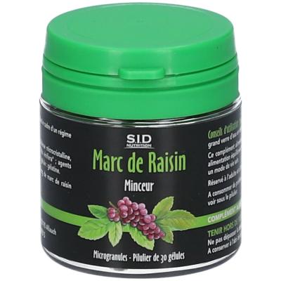 S.i.d Nutrition Marc de Raisin 30 G&eacute;lules - Pilulier 30 G&eacute;lules