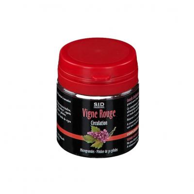 S.i.d Nutrition Vigne Rouge 30 G&eacute;lules - Pilulier 30 G&eacute;lules
