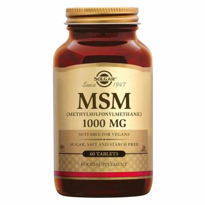 Solgar MSM 1000mg 60 comprim&eacute;s