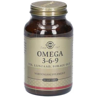 Solgar Omega 3-6-9 poisson lin bourrache 60 Softgels