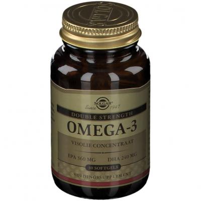 Solgar Omega-3 double Force Softgels, Paquet de 30 Comprim&eacute;s