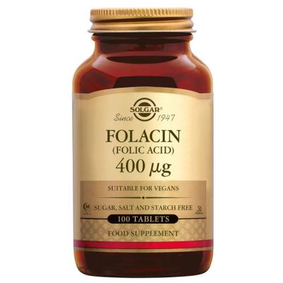 Vitamine B9  (acide folique) 400&micro;g - 100 comprimes