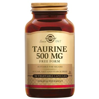 Solgar Taurine 500mg 50 g&eacute;lules v&eacute;g&eacute;tales