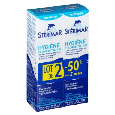 St&eacute;rimar B&eacute;b&eacute; Hygi&egrave;ne du Nez Lot de 2 x 100 ml