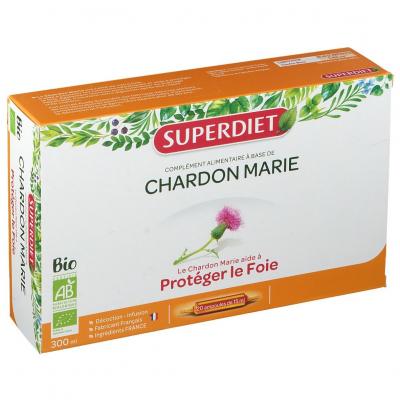 Superdiet Chardon Marie Bio 20 ampoules