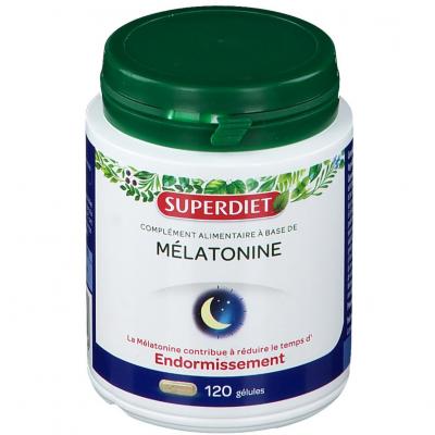 Superdiet M&eacute;latonine, 120 g&eacute;lules