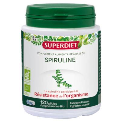 Superdiet Spiruline Bio 120 g&eacute;lules