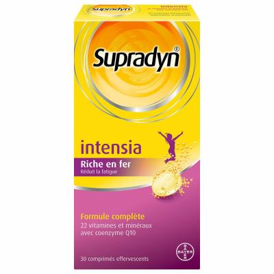 Bayer Supradyn Intensia 30 comprim&eacute;s effervescents