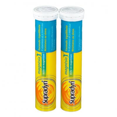 Supradyn Magnesia Eff. 30 Comprim&eacute;s - Tube 30 Comprim&eacute;s Effervescents