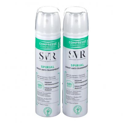 SVR SPIRIAL - D&eacute;odorant Anti-Transpirant, spray 2x75ml