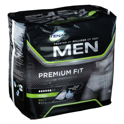 Tena Men Premium Fit Sous-v&ecirc;tement absopbant Niveau 4 Large