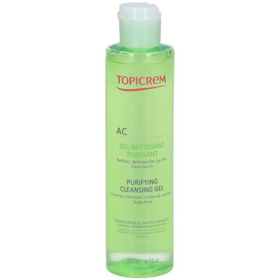 Topicrem Ac Gel Nettoyant Purifiant - Flacon 200 ml