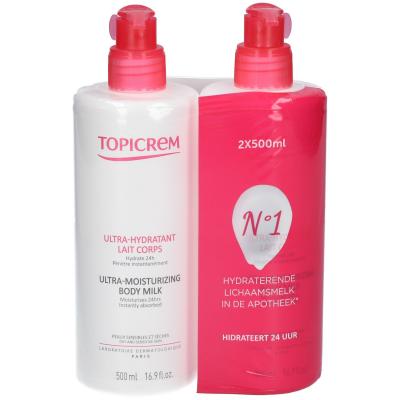 Ultra hydratant lait corps 2x500ml