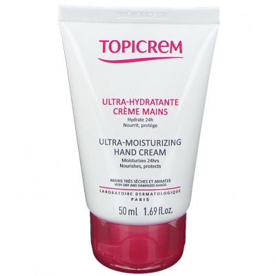 Topicrem Ultra-Hydratant Cr&egrave;me Mains - Tube 50 ml