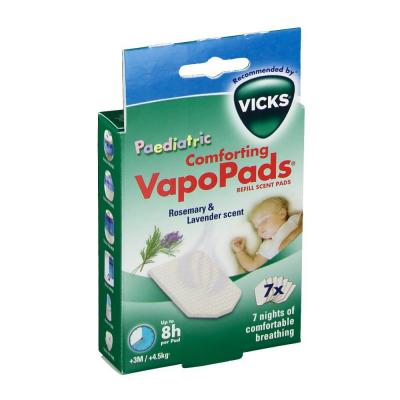 Vicks Vapopads Tablettes de Recharge Romarin et Lavande x 7
