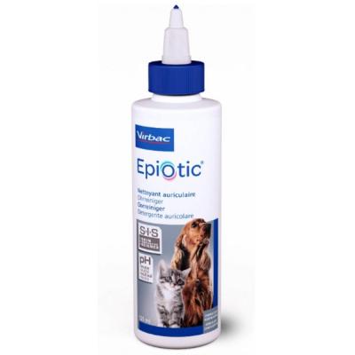 Nettoyant auriculaire pour chien et chat Virbac Epiotic SIS 125 ml