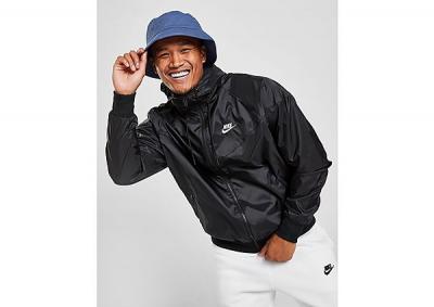 Nike Nsw Woven Hooded Jacket, Black/(white)