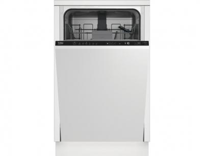 Lave-vaisselle int&eacute;grable Beko BDIS15031 45 cm 10 couverts 46 dB Classe D Inox - Neuf
