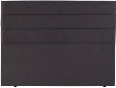 T&ecirc;te de lit d&eacute;co thera tiss&eacute; gris fum&eacute; 160 - bultex