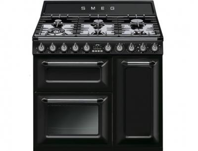 Piano de cuisson Smeg VICTORIA 90cm MIXTE NOIR - TR93BL