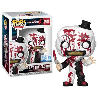 Figurine Funko Pop! Terrifier Art Le Clown (sanglant) Avec Chance De Chase